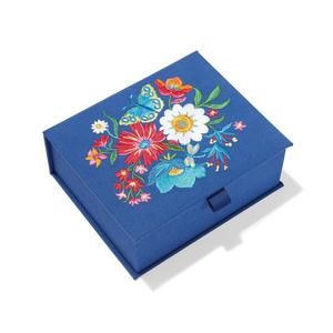 NEW BRIGHTON floral artwork jewelry box in multi